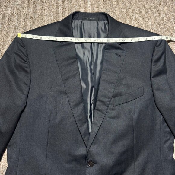 Ermenegildo Zegna MICCHA 221225 Mila Suit Jacket Dark Grey Micronsphere 46L 56L - Picture 5 of 16